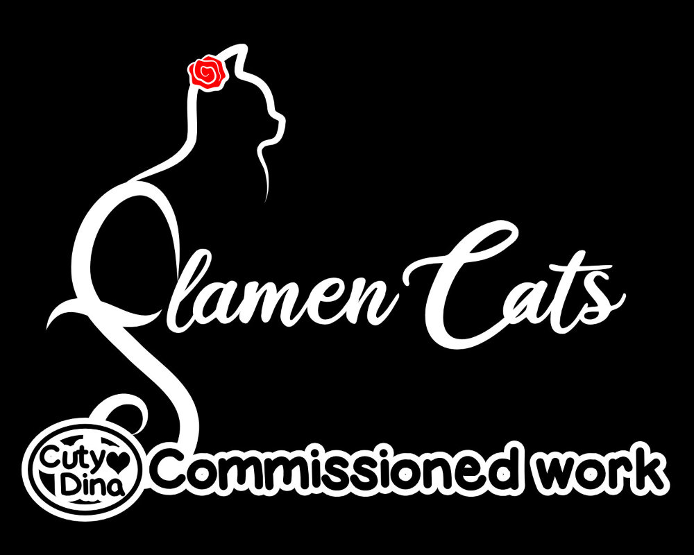 Flamenco Cats Black