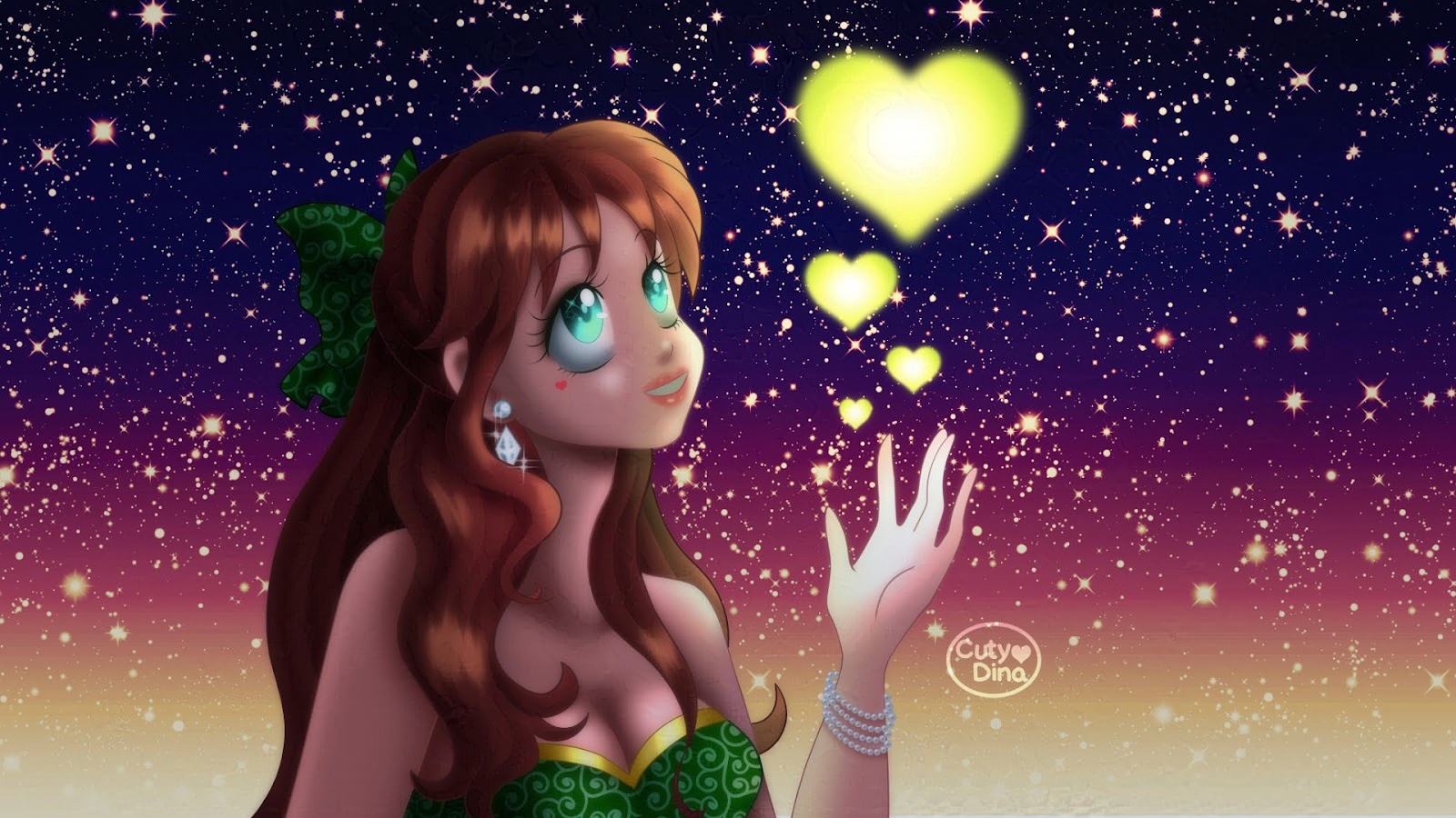 Shinning Love Wallpaper